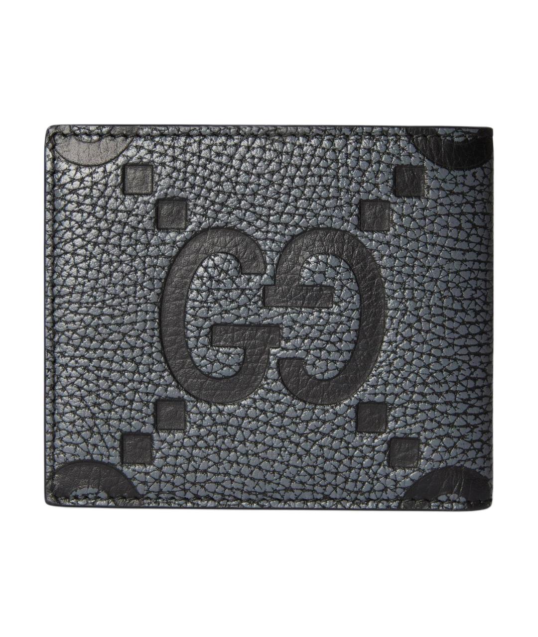 GUCCI Черный кожаный кошелек, фото 3