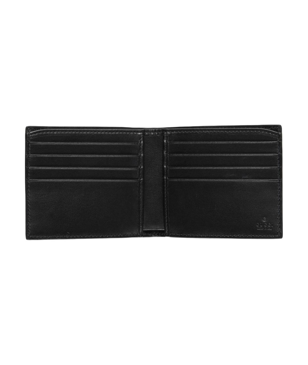 GUCCI Черный кожаный кошелек, фото 4