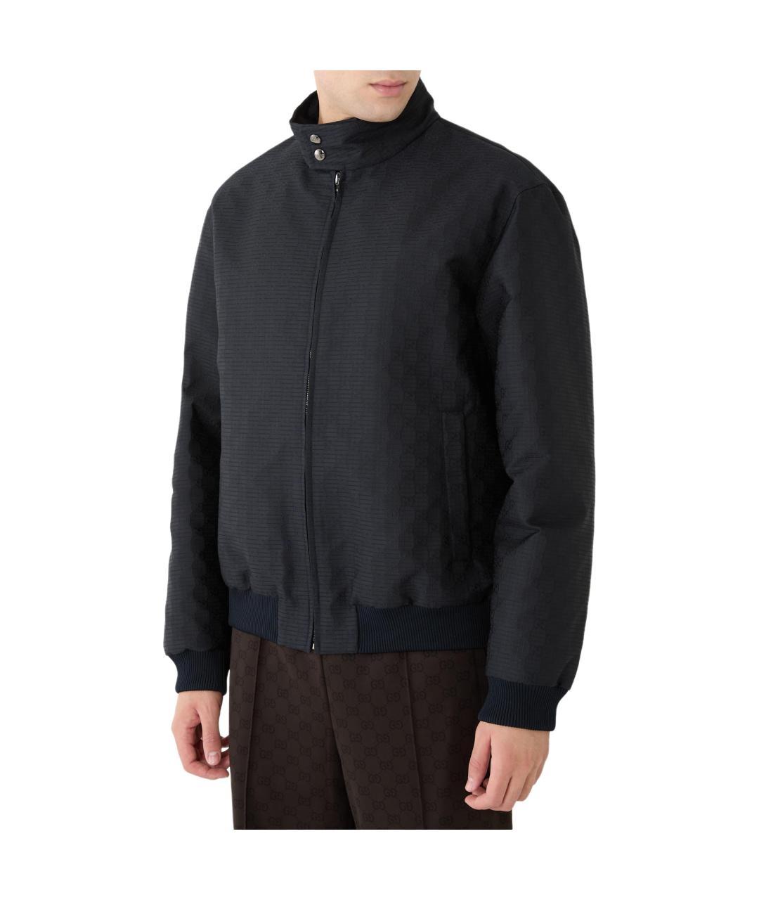 GUCCI Темно-синяя куртка, фото 2