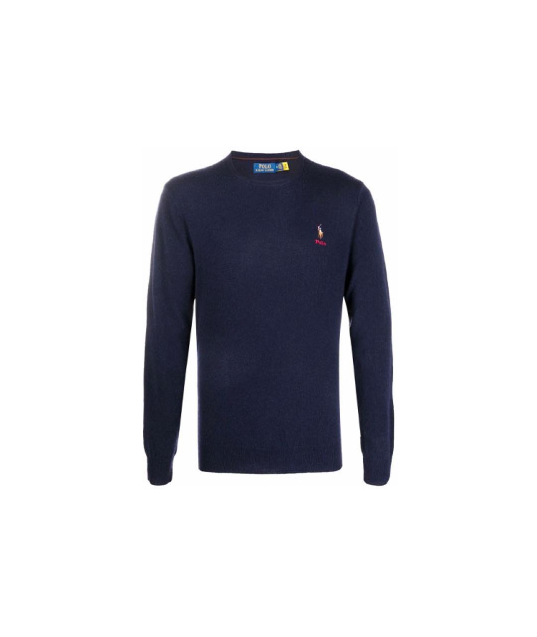 POLO RALPH LAUREN Темно-синий джемпер / свитер, фото 5
