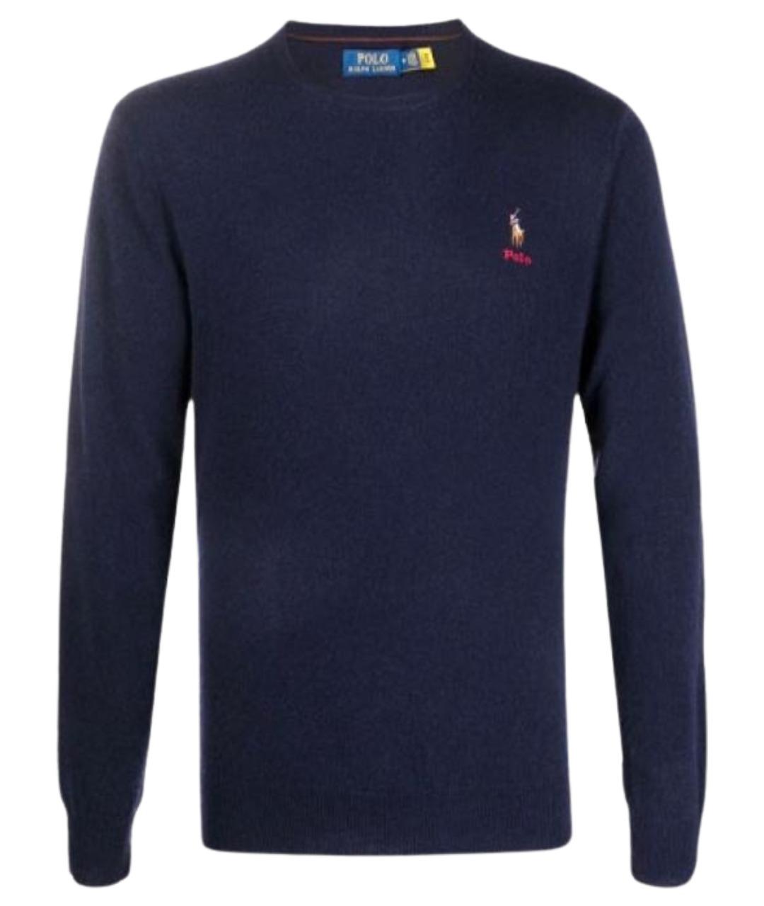 POLO RALPH LAUREN Темно-синий джемпер / свитер, фото 1