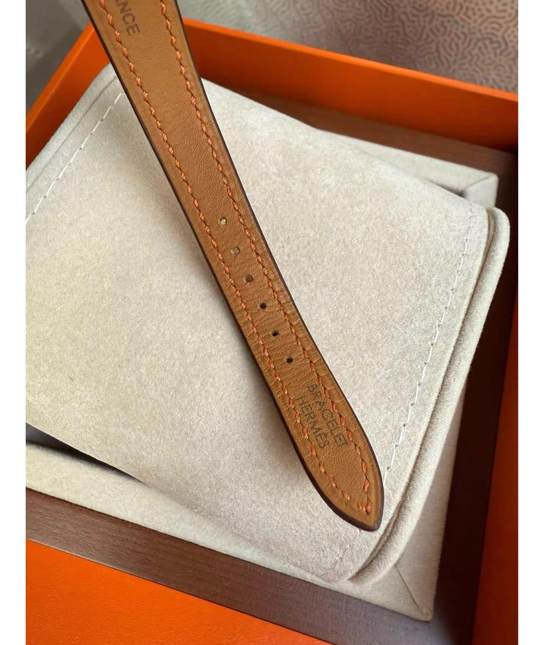 HERMES Оранжевые часы, фото 5