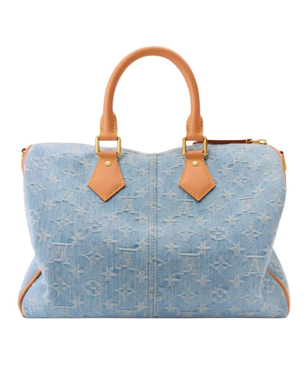 LOUIS VUITTON Голубая канва сумка через плечо, фото 3