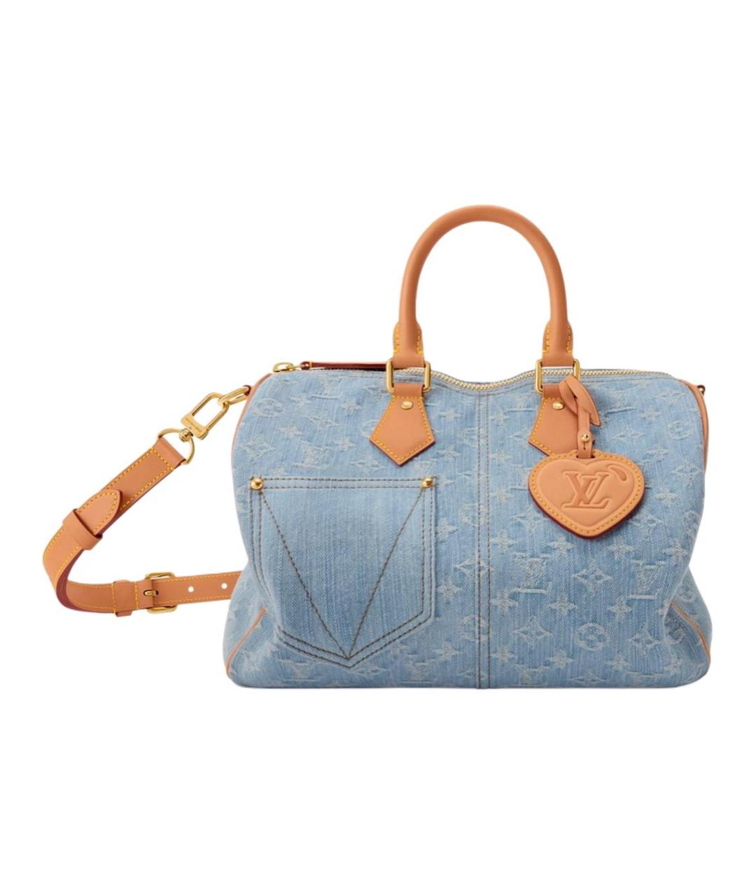 LOUIS VUITTON Голубая канва сумка через плечо, фото 1