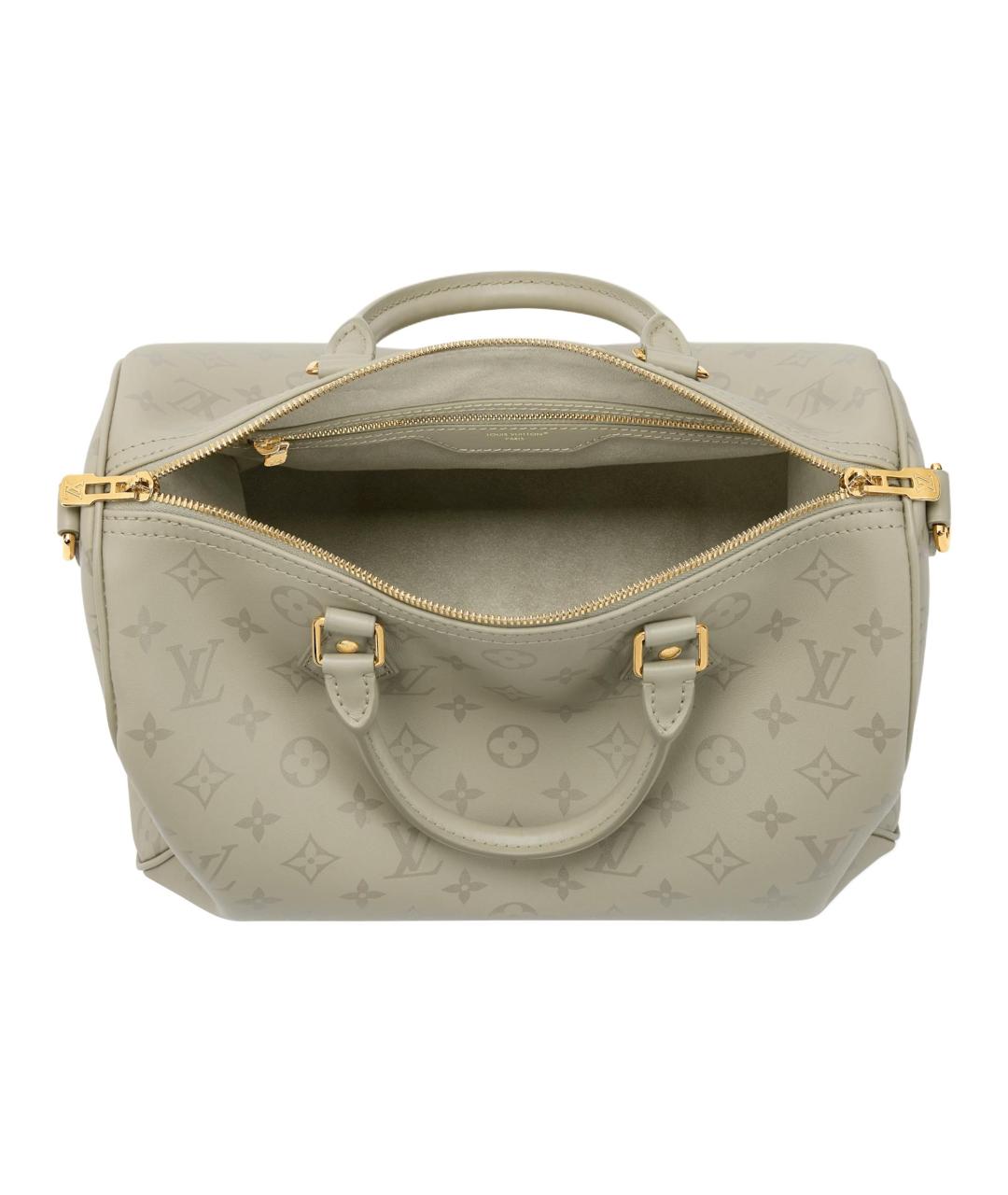 LOUIS VUITTON Бежевая сумка через плечо из канвы, фото 3