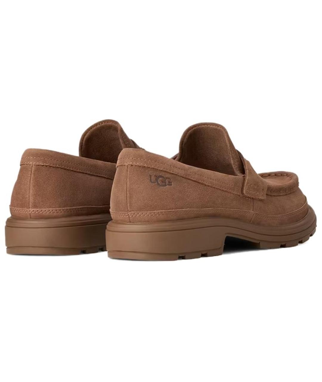 UGG Коричневые замшевые лоферы, фото 3