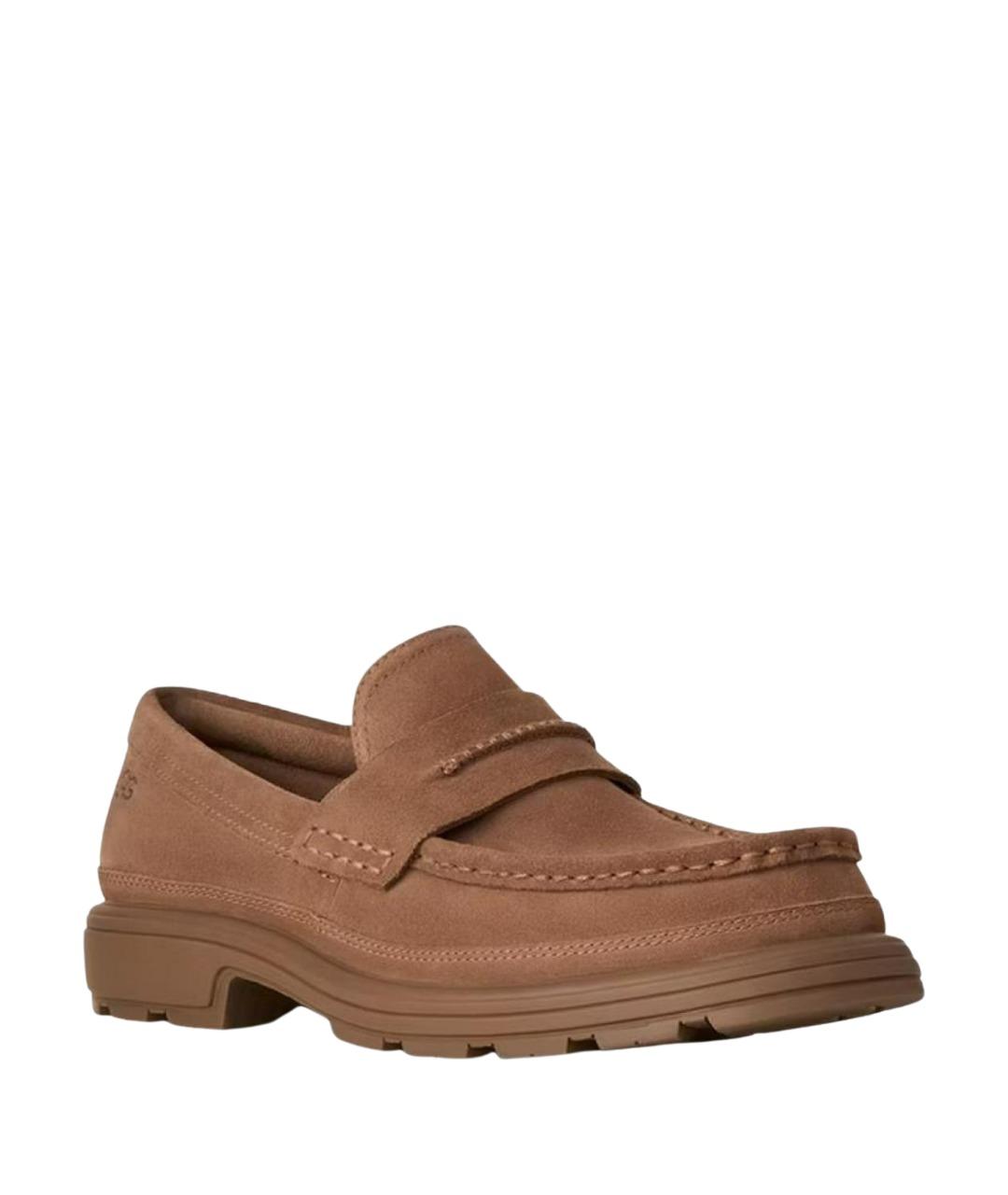 UGG Коричневые замшевые лоферы, фото 1