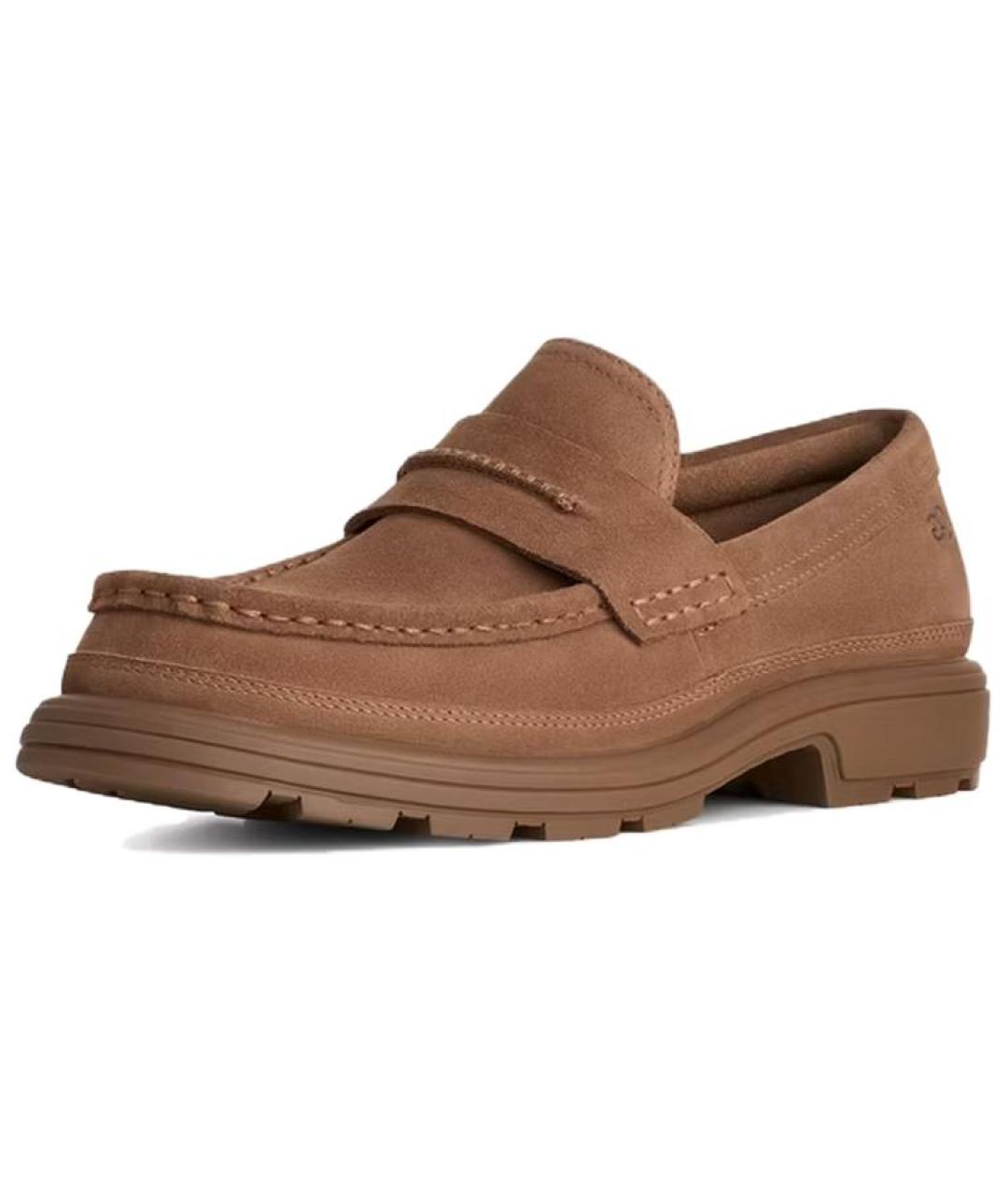 UGG Коричневые замшевые лоферы, фото 2