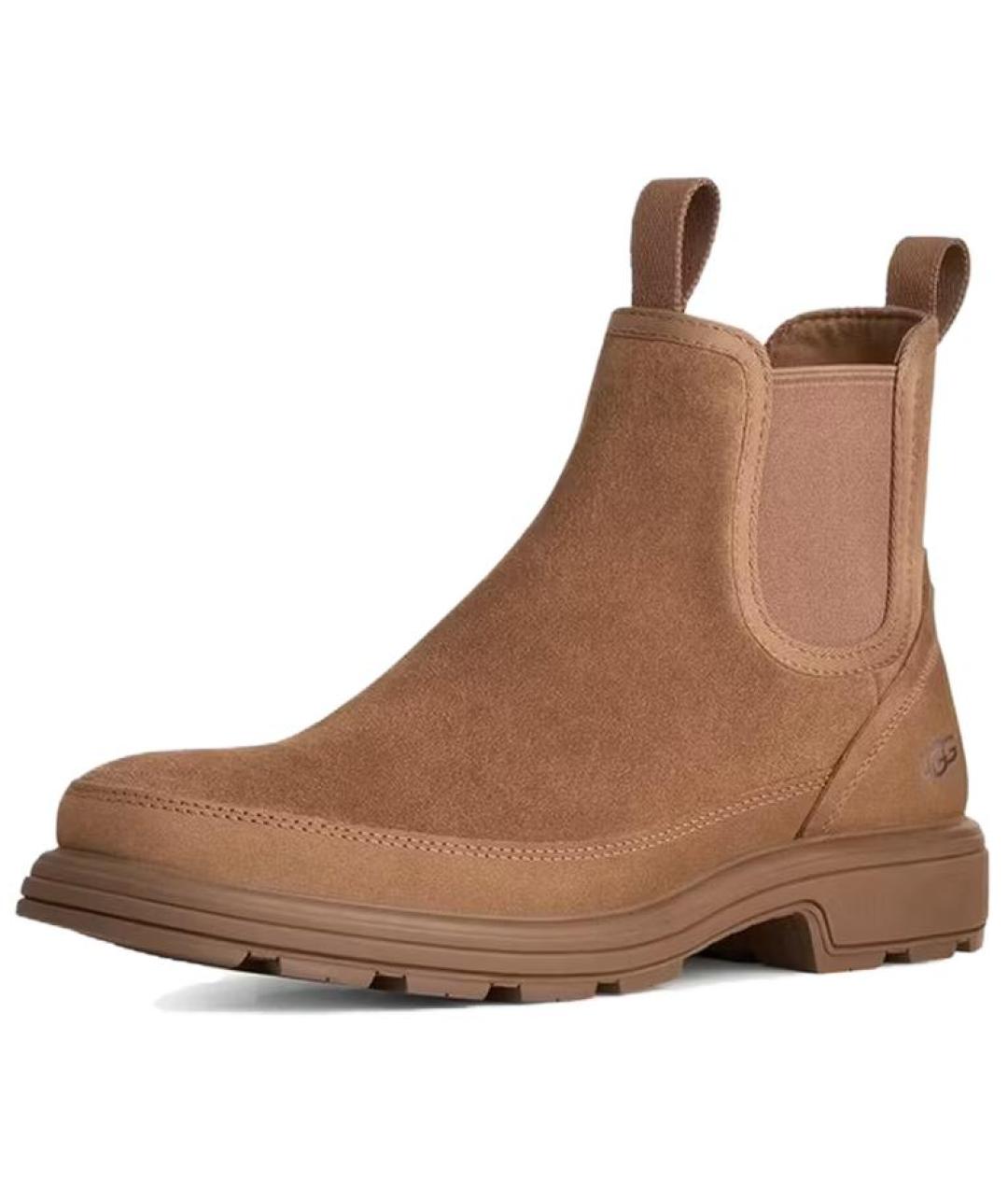 UGG Коричневые замшевые высокие ботинки, фото 2