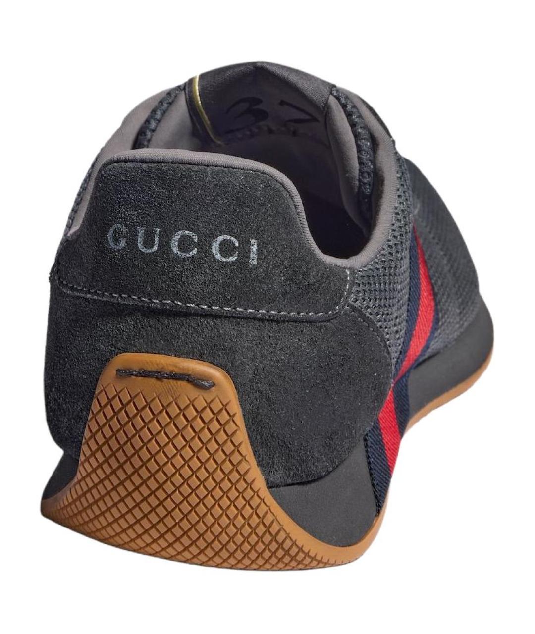 GUCCI Серые кроссовки, фото 4