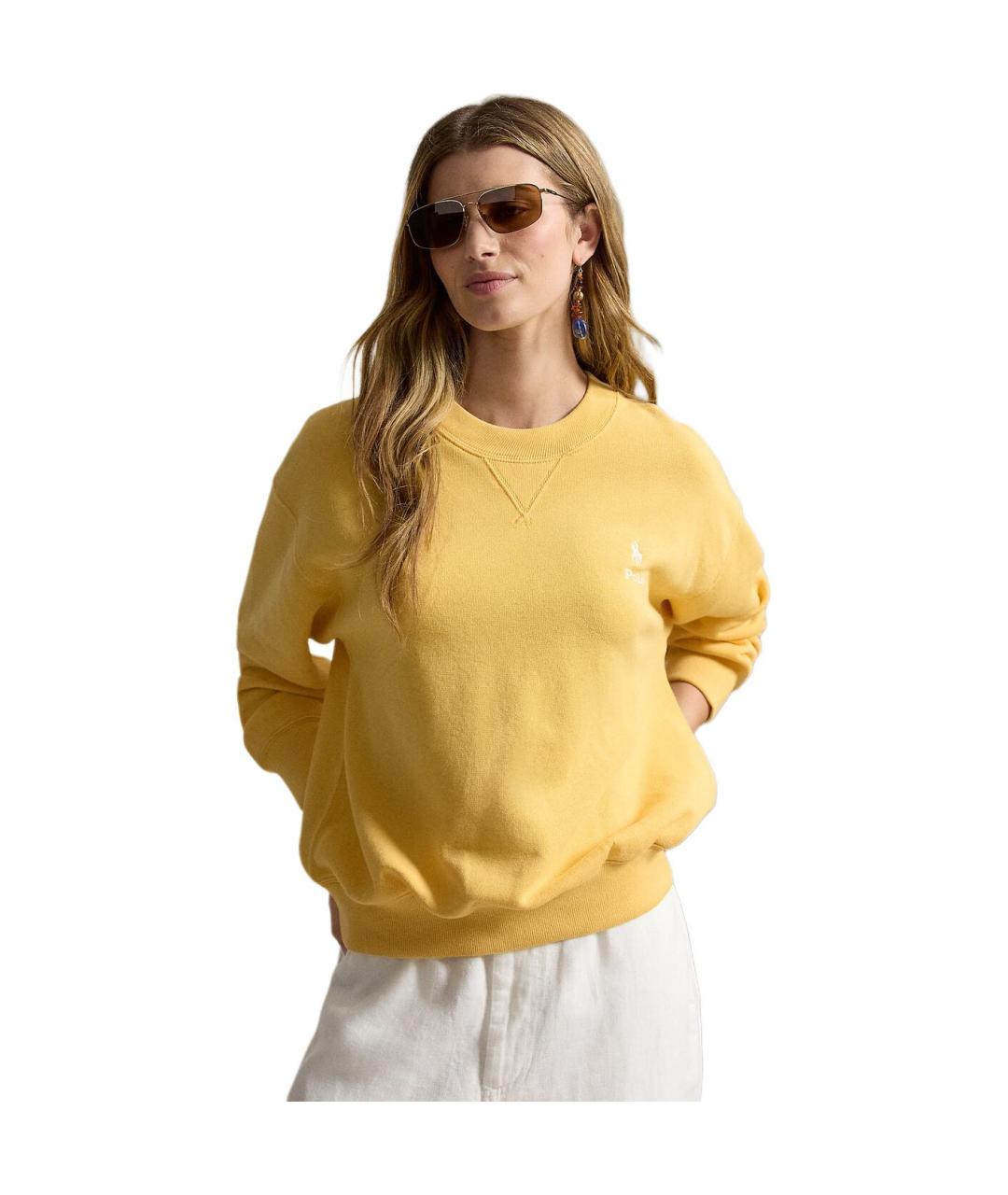 POLO RALPH LAUREN Желтый джемпер / свитер, фото 3