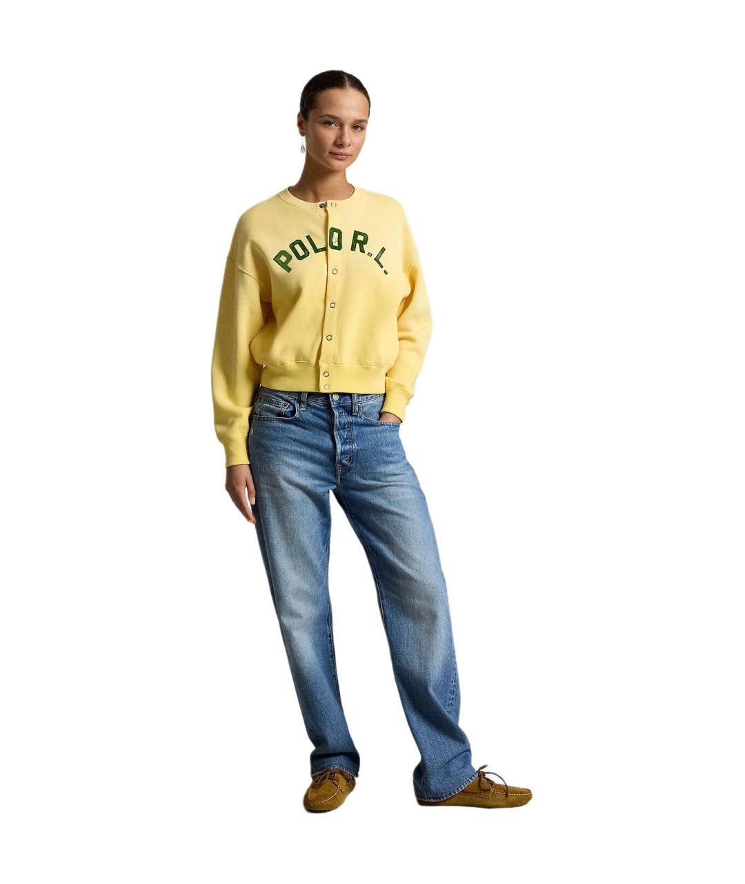 POLO RALPH LAUREN Желтый кардиган, фото 3