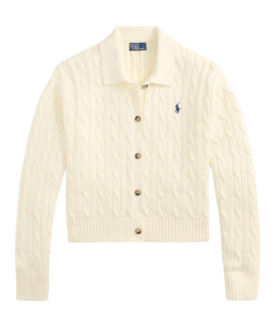 POLO RALPH LAUREN Бежевый кардиган, фото 2