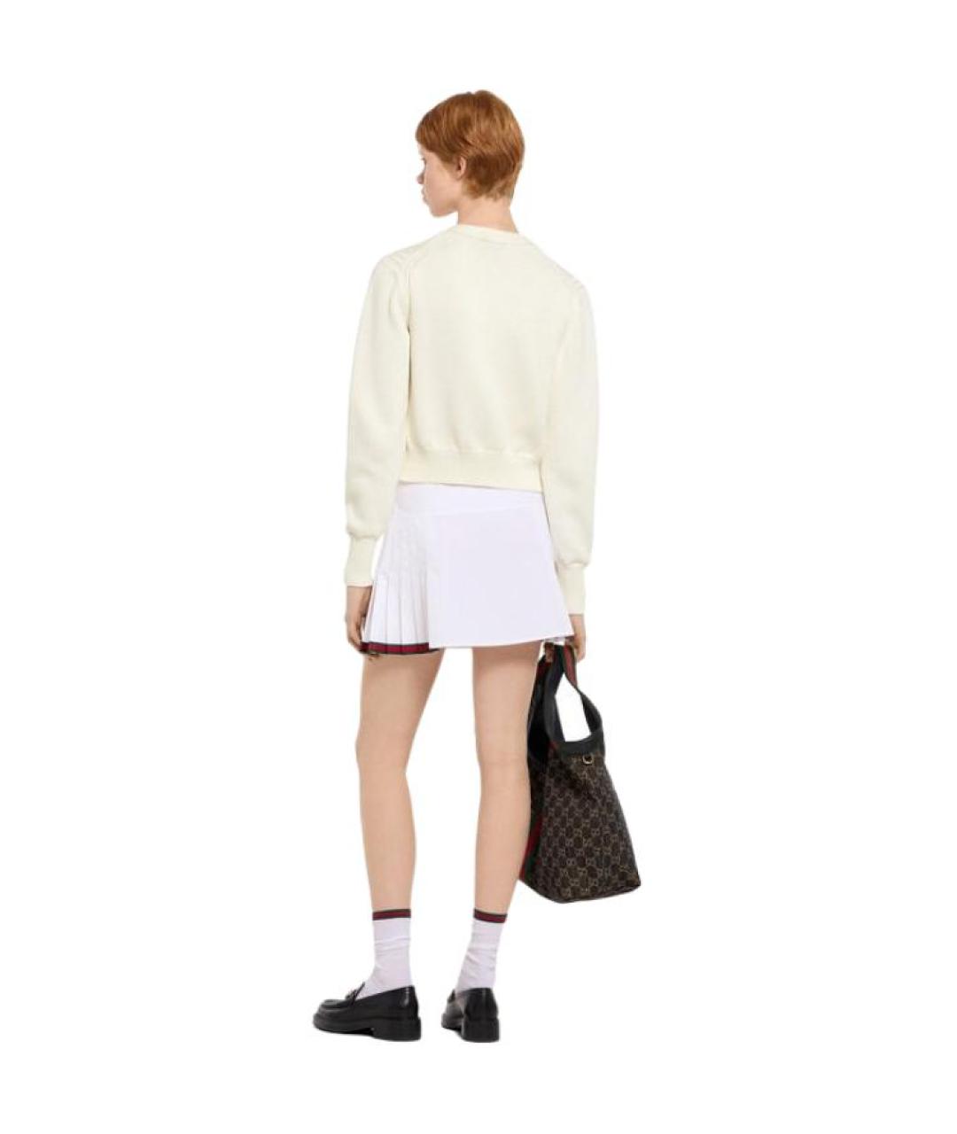 GUCCI Белый кардиган, фото 5
