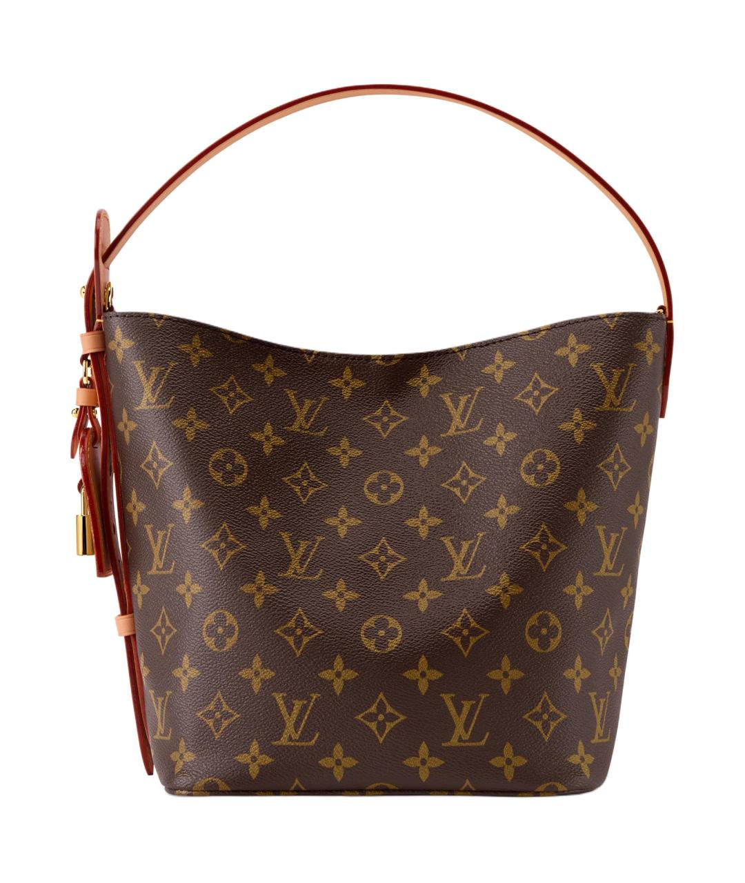 LOUIS VUITTON Коричневая канва сумка через плечо, фото 1