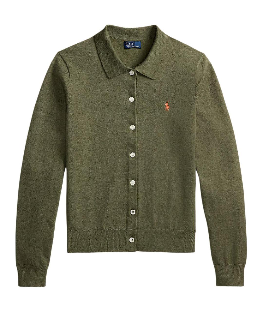 POLO RALPH LAUREN Зеленый кардиган, фото 1