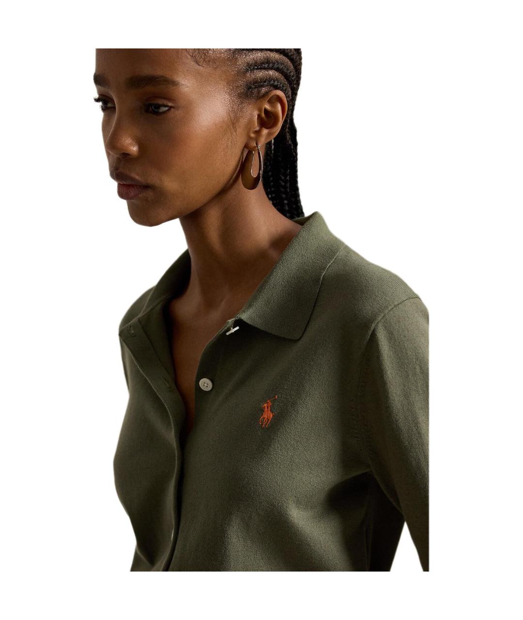 POLO RALPH LAUREN Зеленый кардиган, фото 5