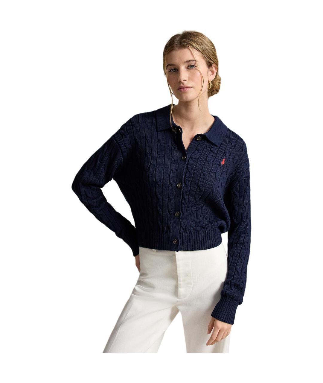 POLO RALPH LAUREN Темно-синий кардиган, фото 3
