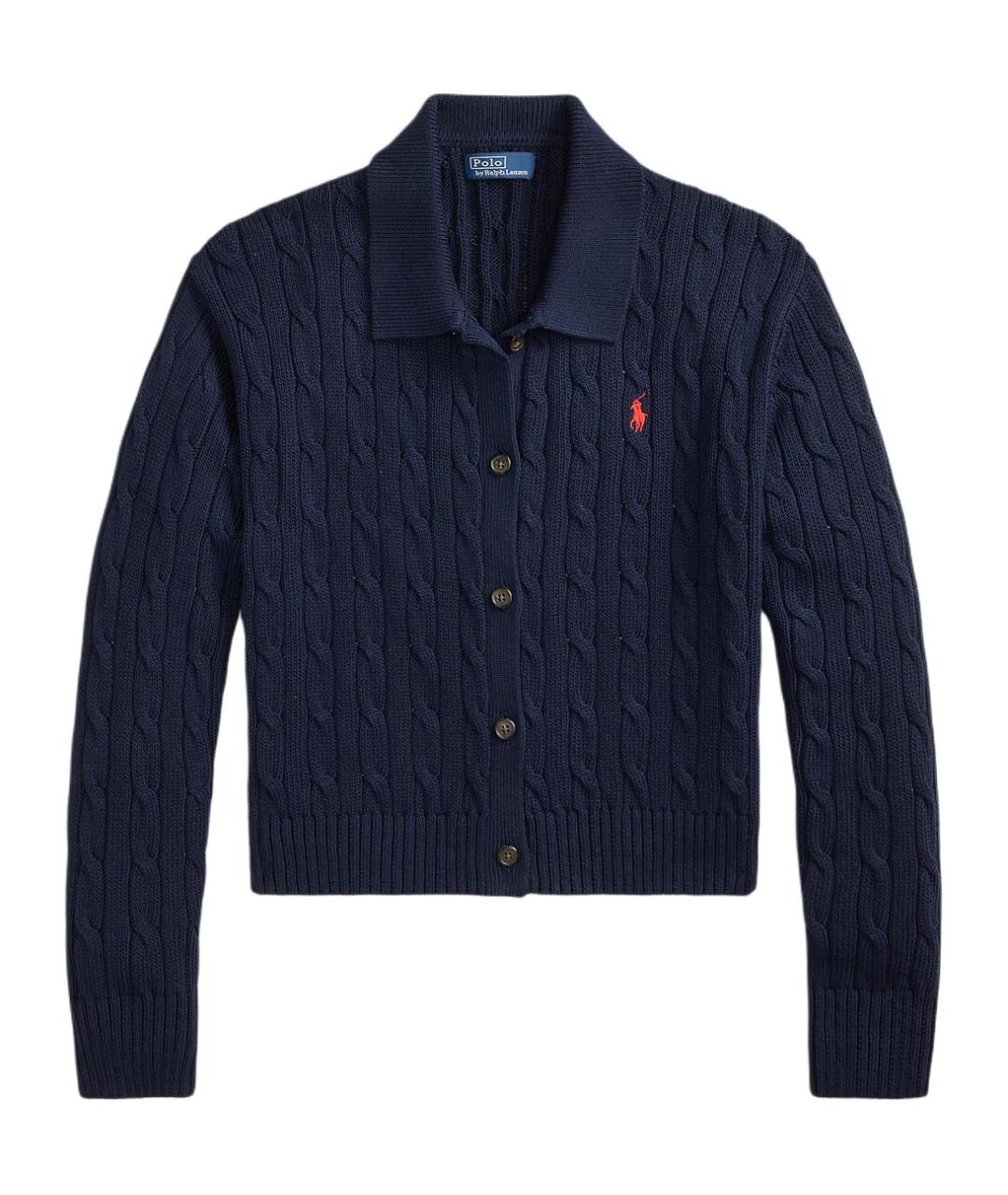 POLO RALPH LAUREN Темно-синий кардиган, фото 2