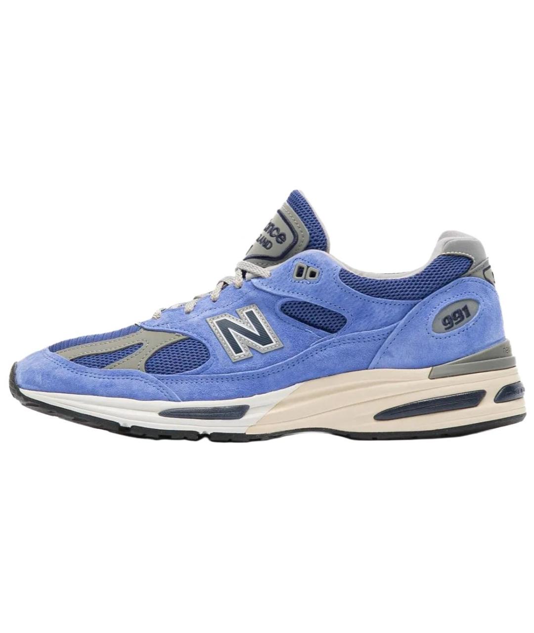 NEW BALANCE Синие замшевые кроссовки, фото 2
