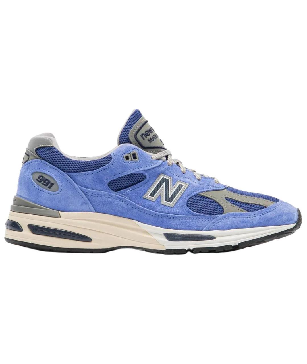 NEW BALANCE Синие замшевые кроссовки, фото 1