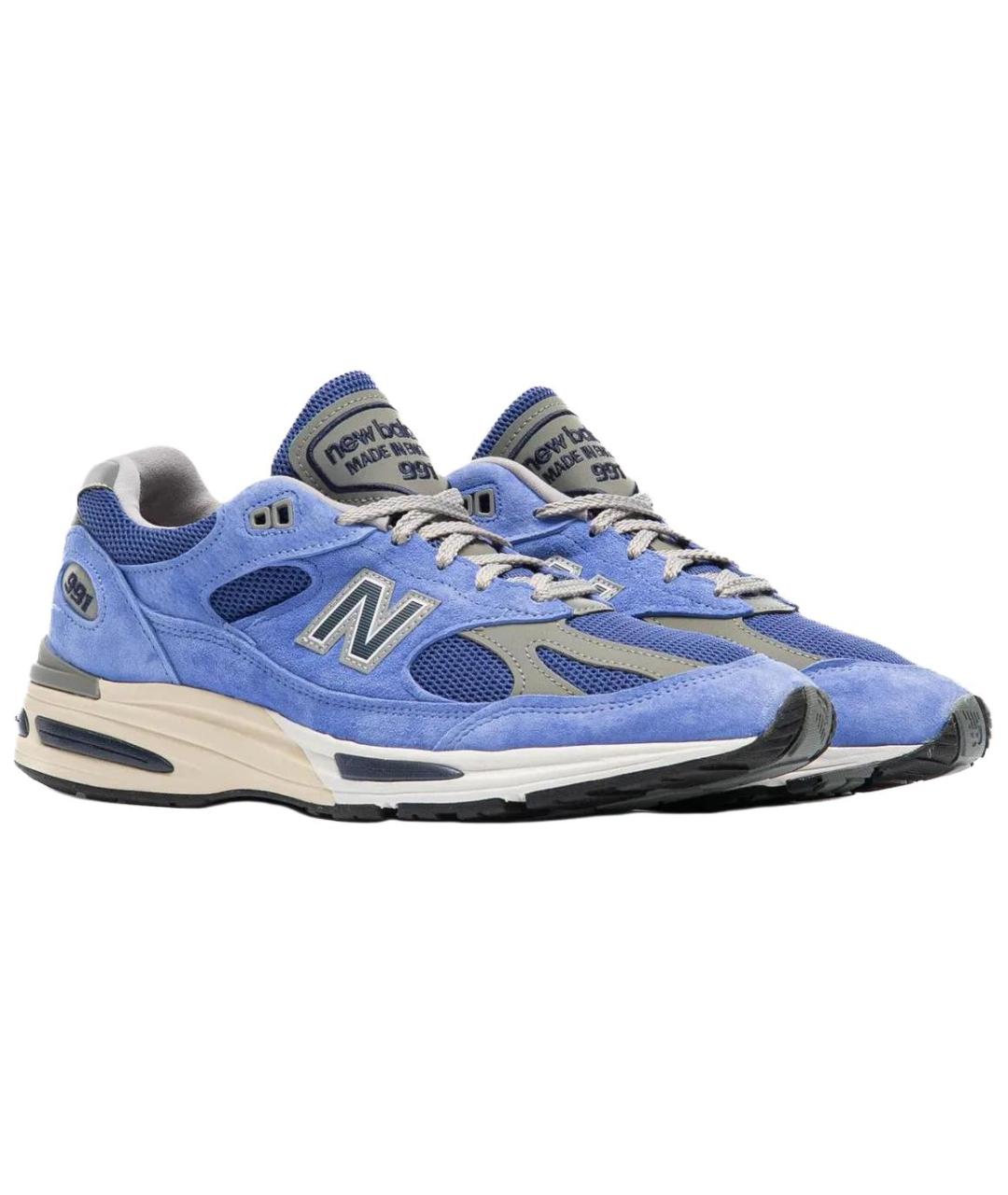 NEW BALANCE Синие замшевые кроссовки, фото 3
