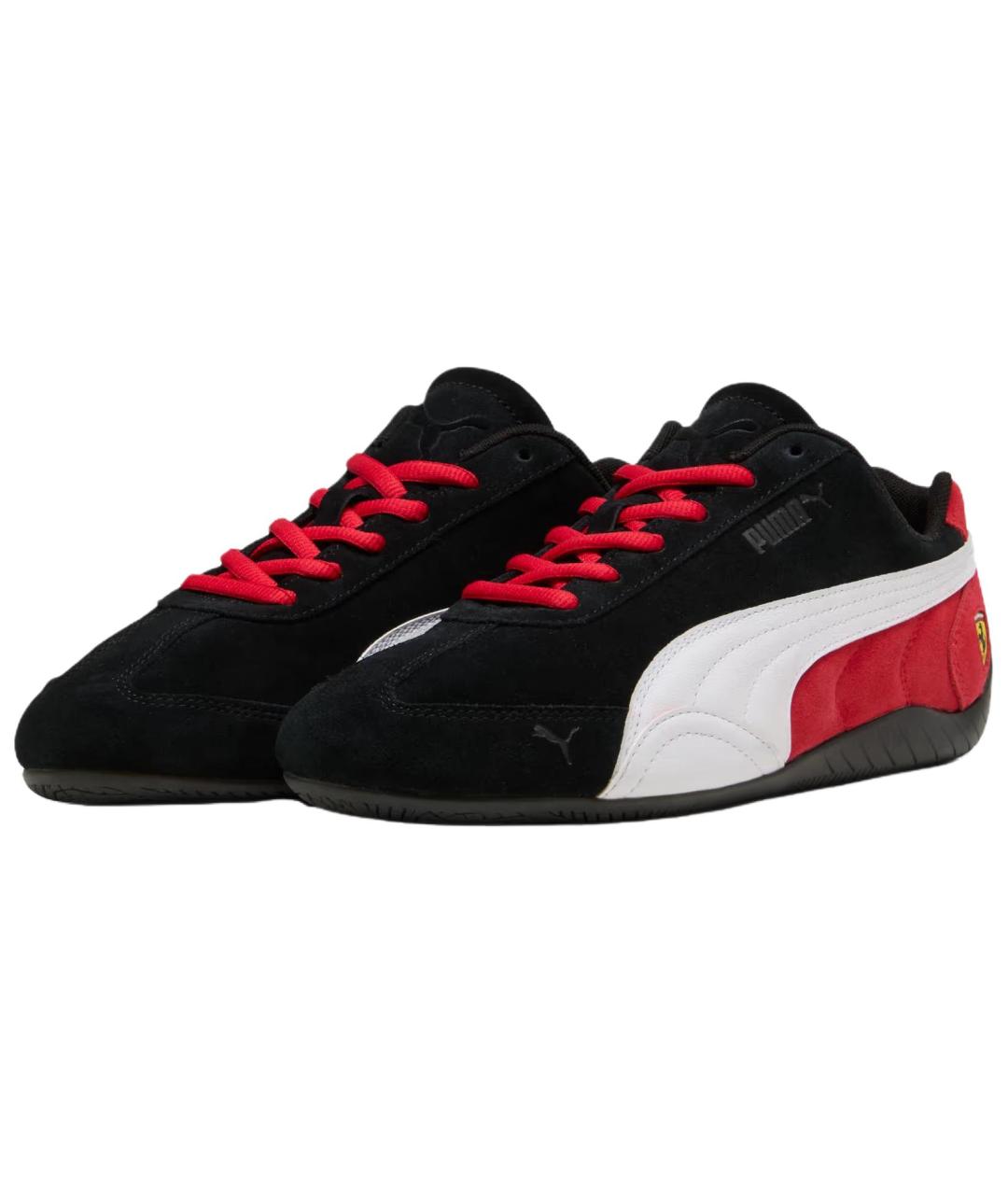 PUMA Красные кожаные кроссовки, фото 3