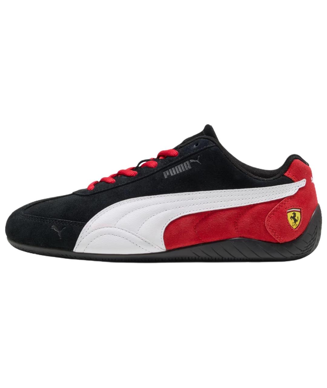 PUMA Красные кожаные кроссовки, фото 4