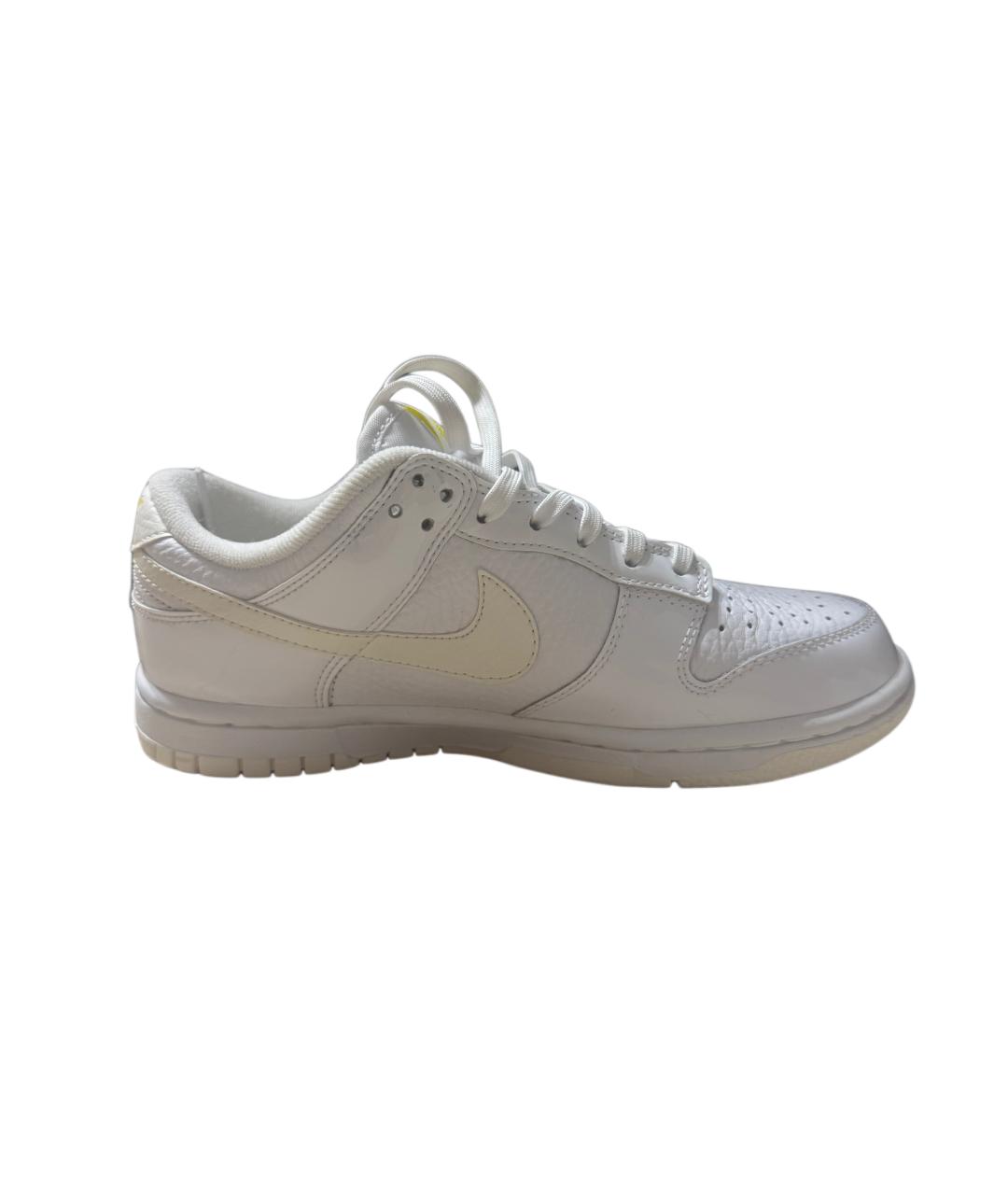 NIKE Белые кожаные кроссовки, фото 1