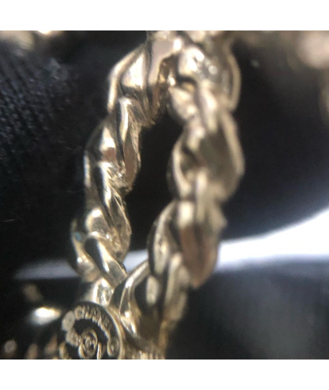 CHANEL Золотые серьги, фото 5