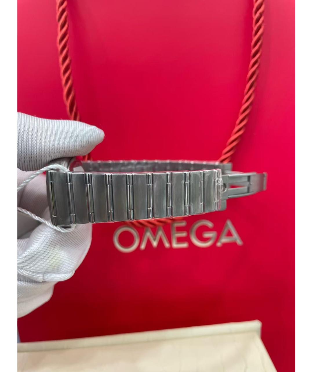 OMEGA Серебряные часы, фото 5