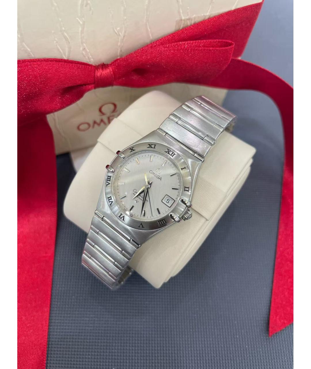 OMEGA Серебряные часы, фото 3