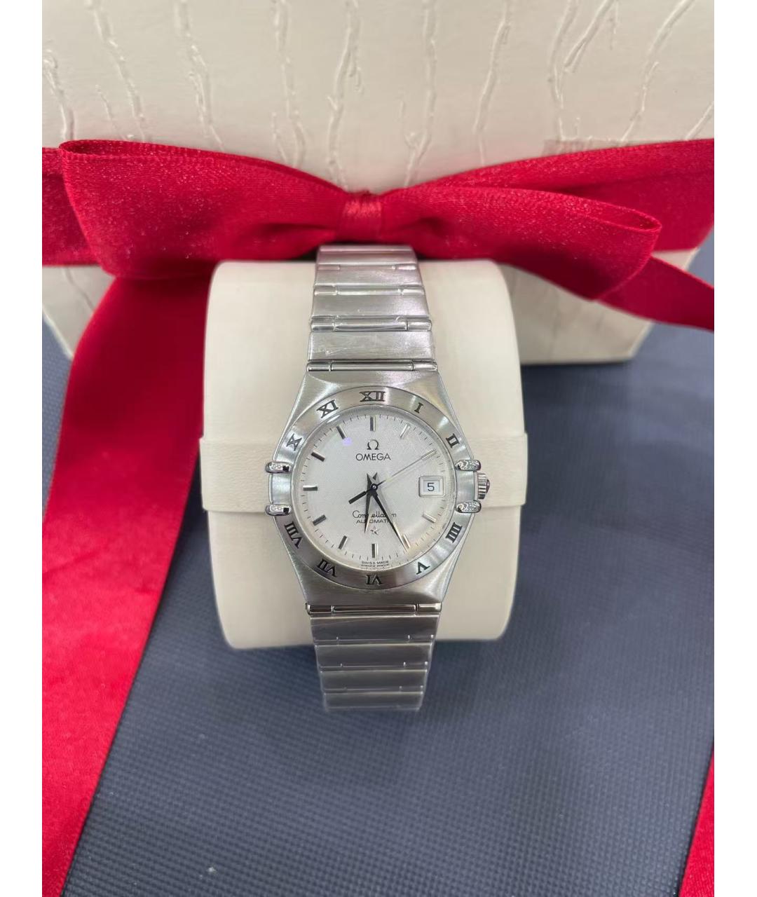 OMEGA Серебряные часы, фото 2