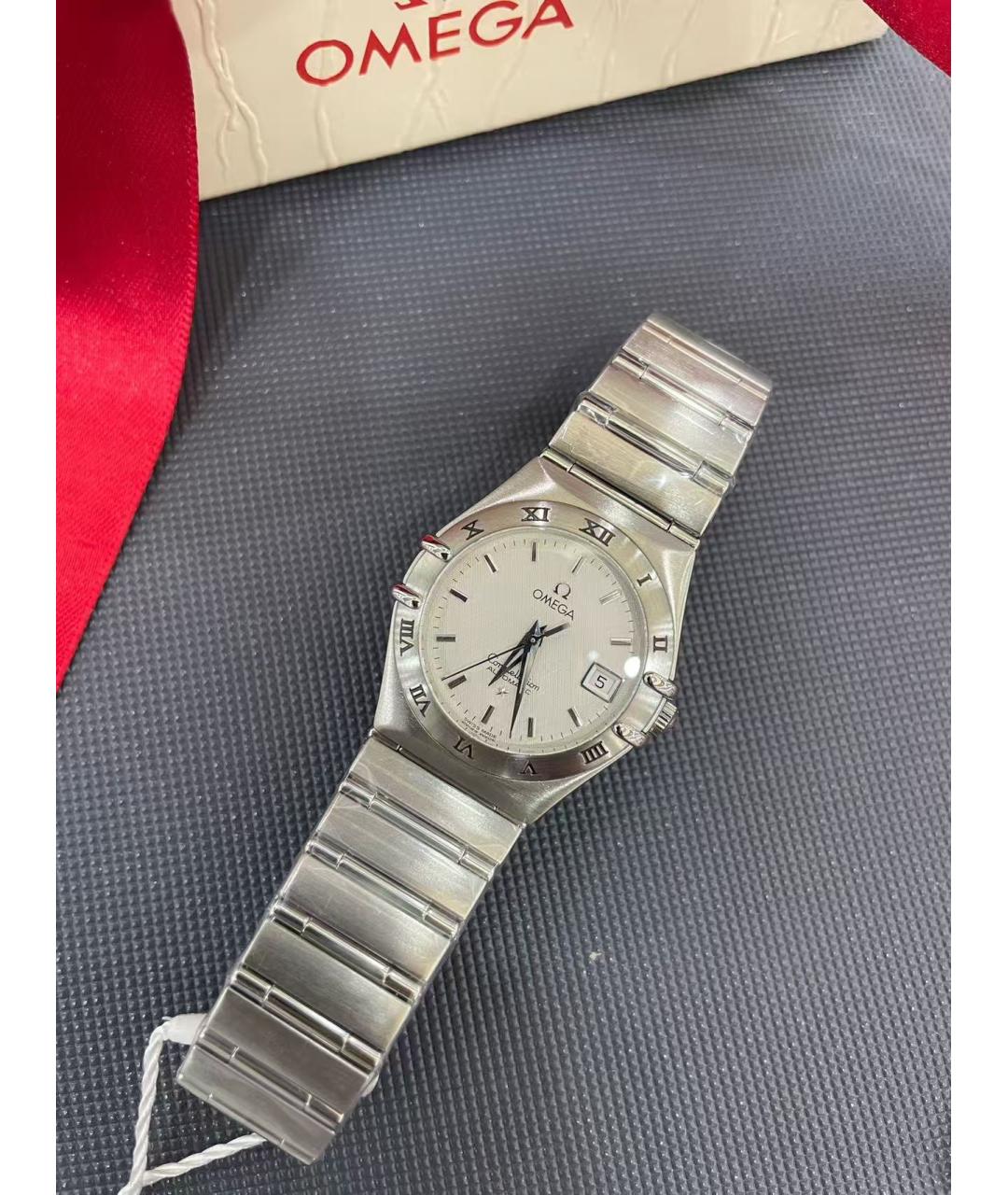 OMEGA Серебряные часы, фото 6