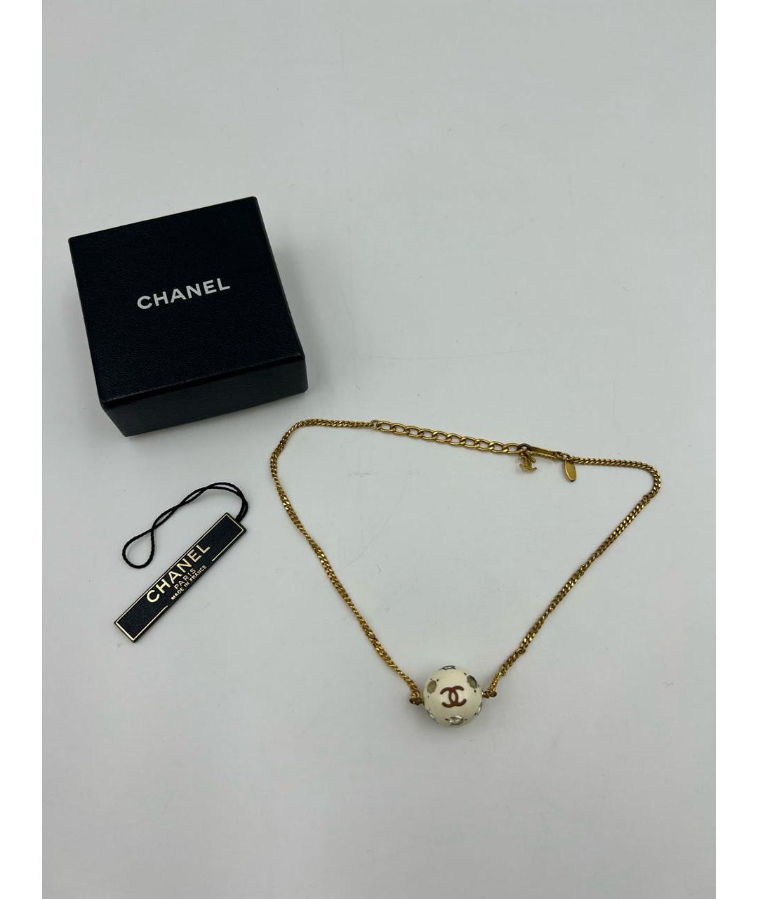 CHANEL Золотое колье, фото 5