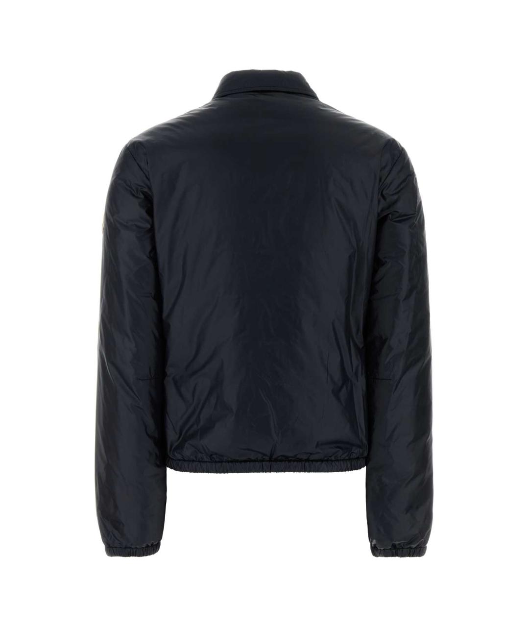 MONCLER Синий нейлоновый пуховик, фото 2