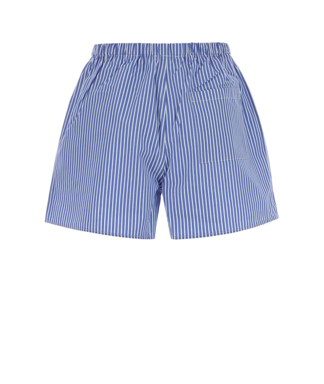 SPORTY AND RICH Голубые хлопковые шорты, фото 2