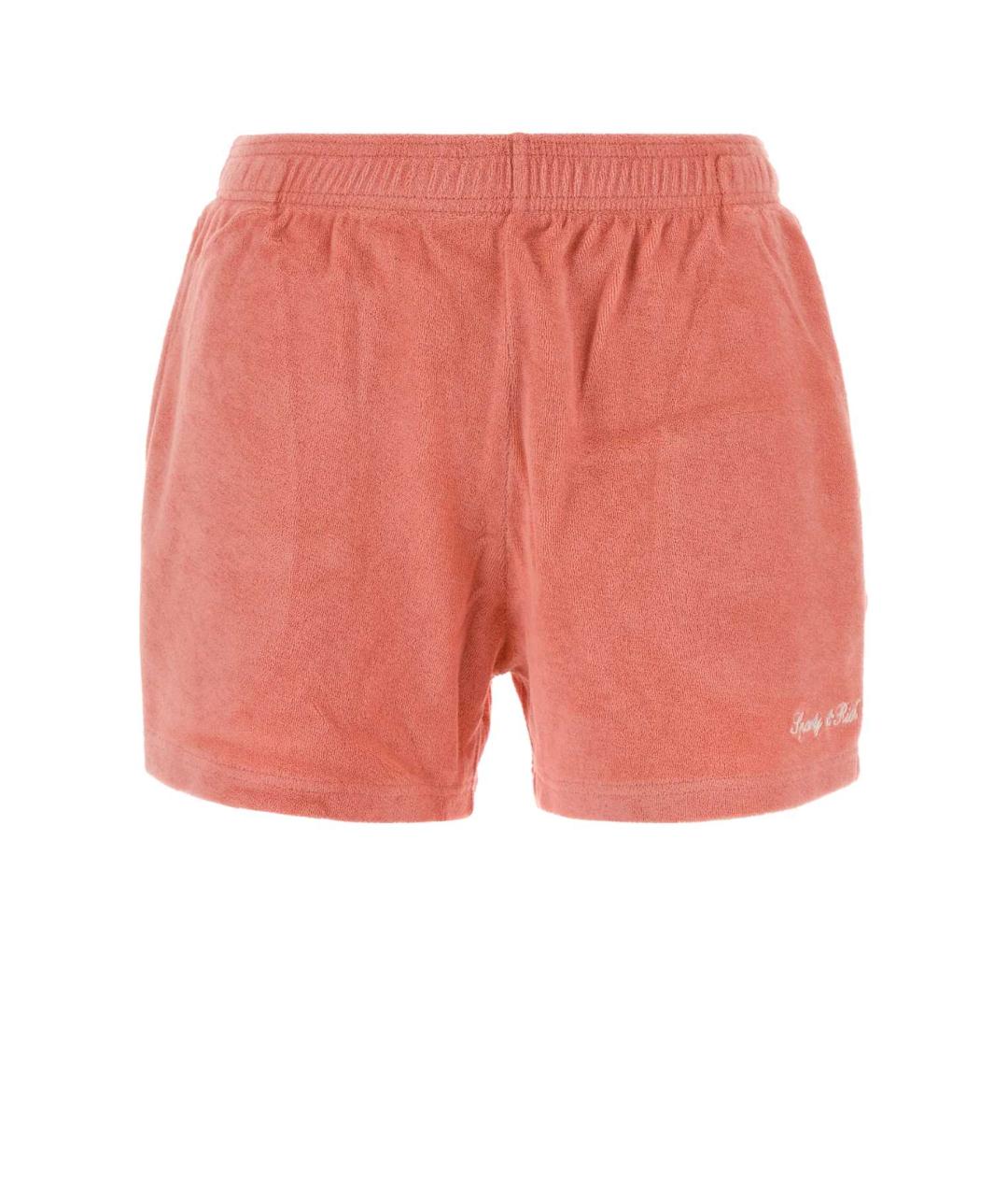 SPORTY AND RICH Розовые хлопковые шорты, фото 1