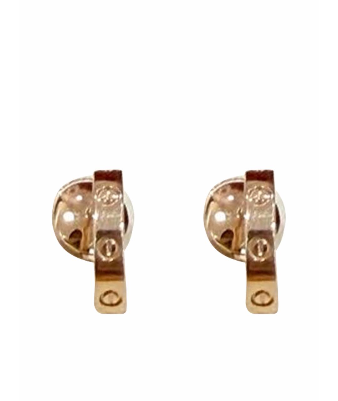 CARTIER Золотые серьги из розового золота, фото 1