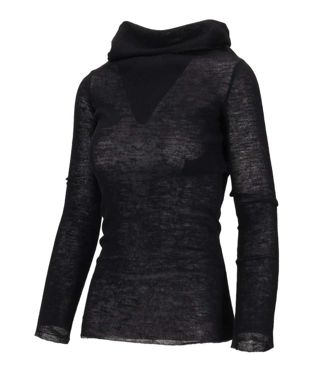 ANN DEMEULEMEESTER Черный шерстяной джемпер / свитер, фото 1