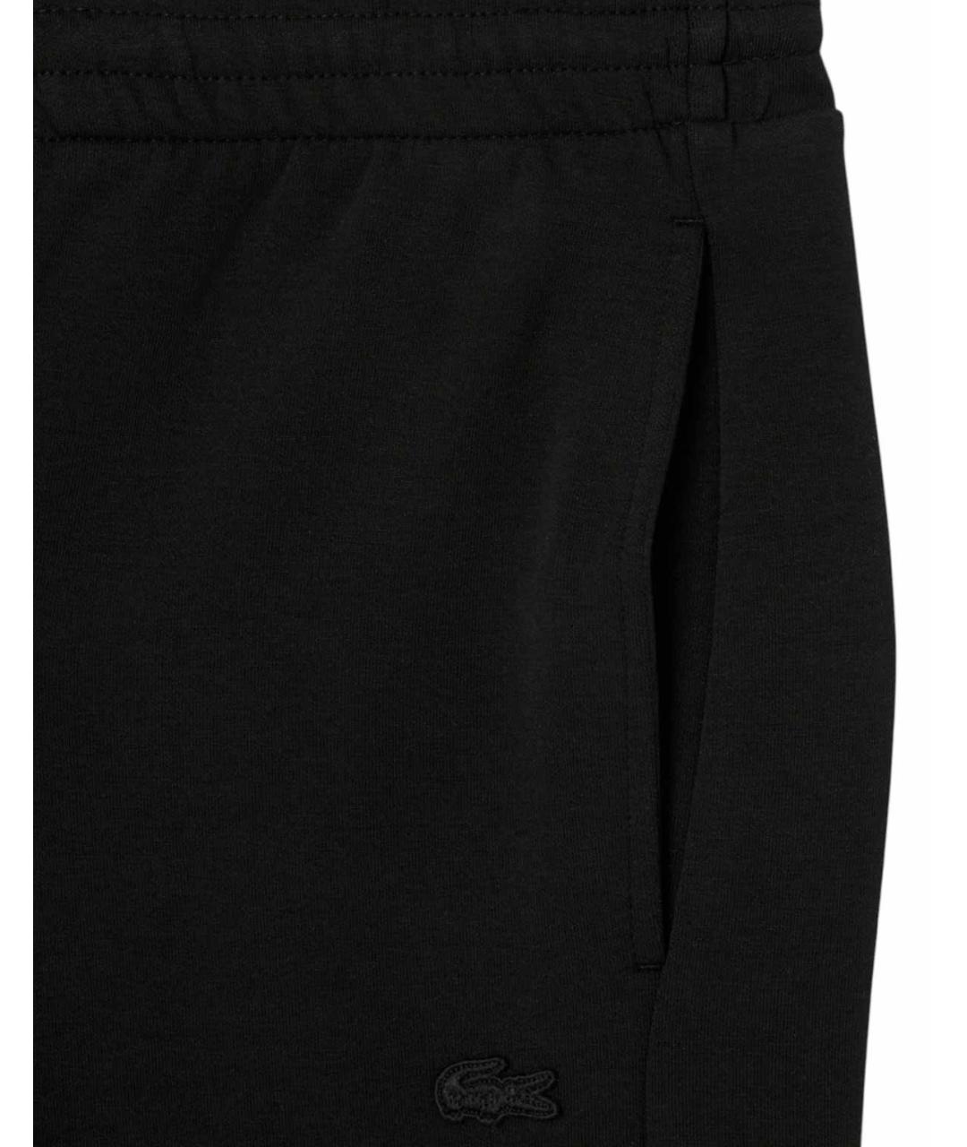 LACOSTE Черные полиэстеровые повседневные брюки, фото 3