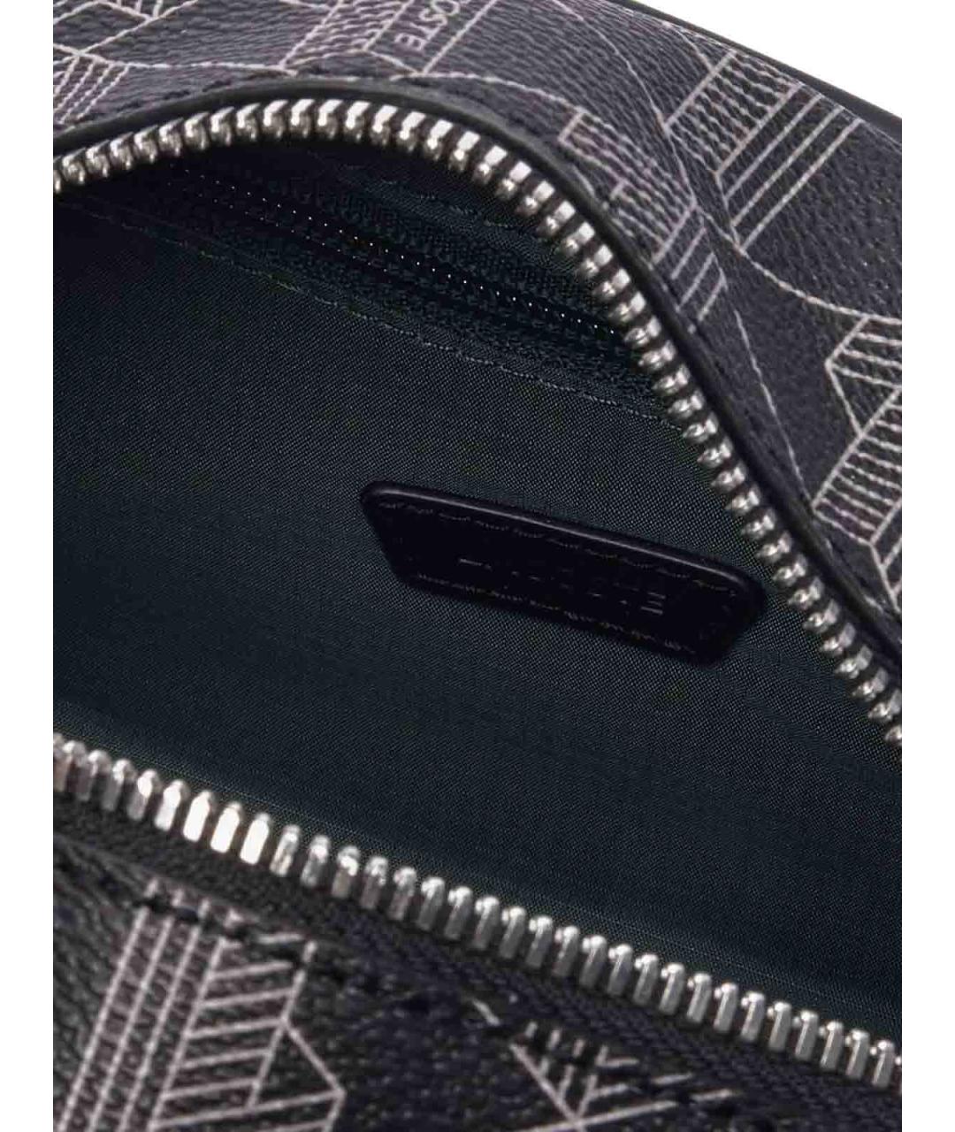 LACOSTE Черная канва барсетка, фото 4