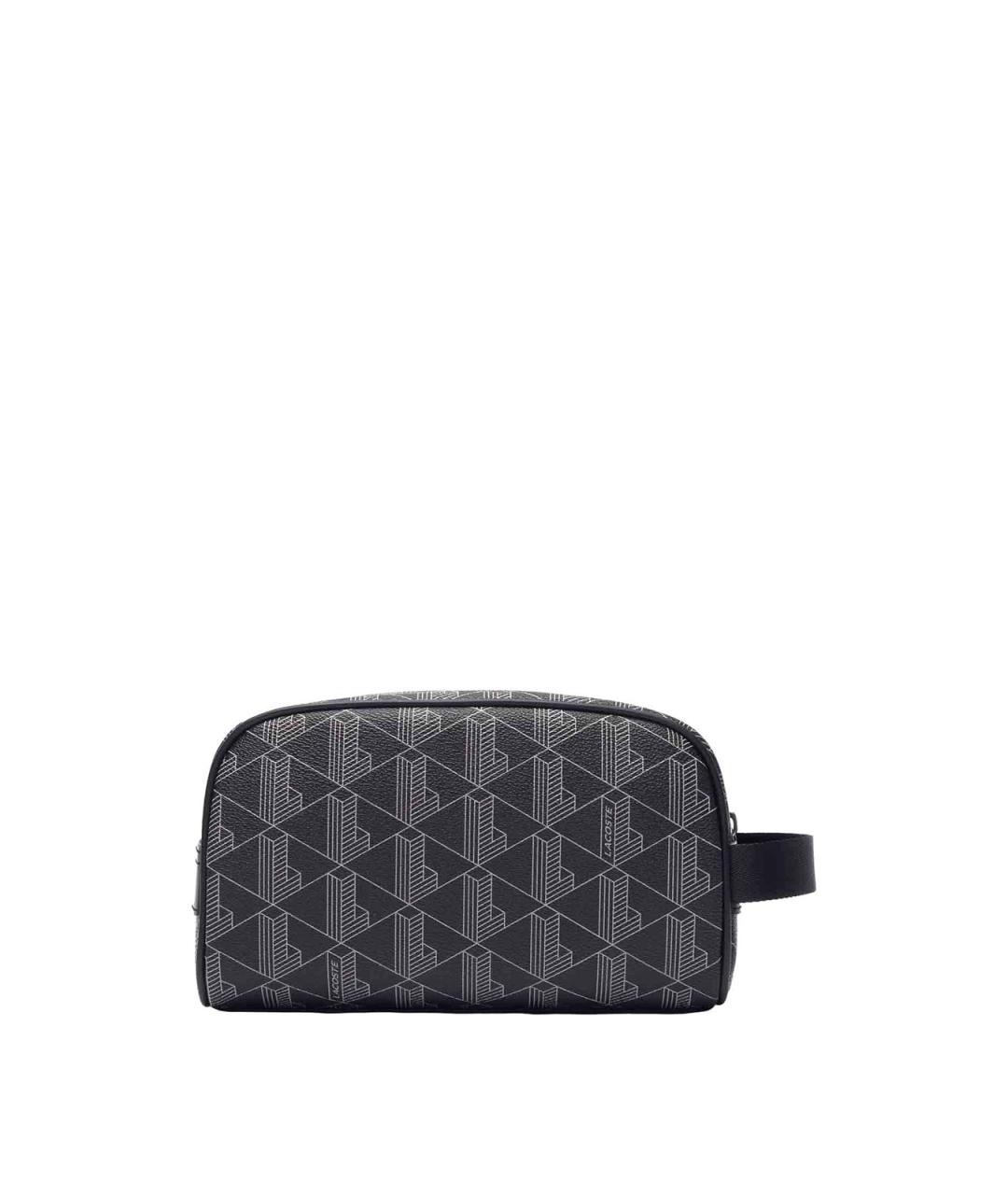 LACOSTE Черная канва барсетка, фото 2