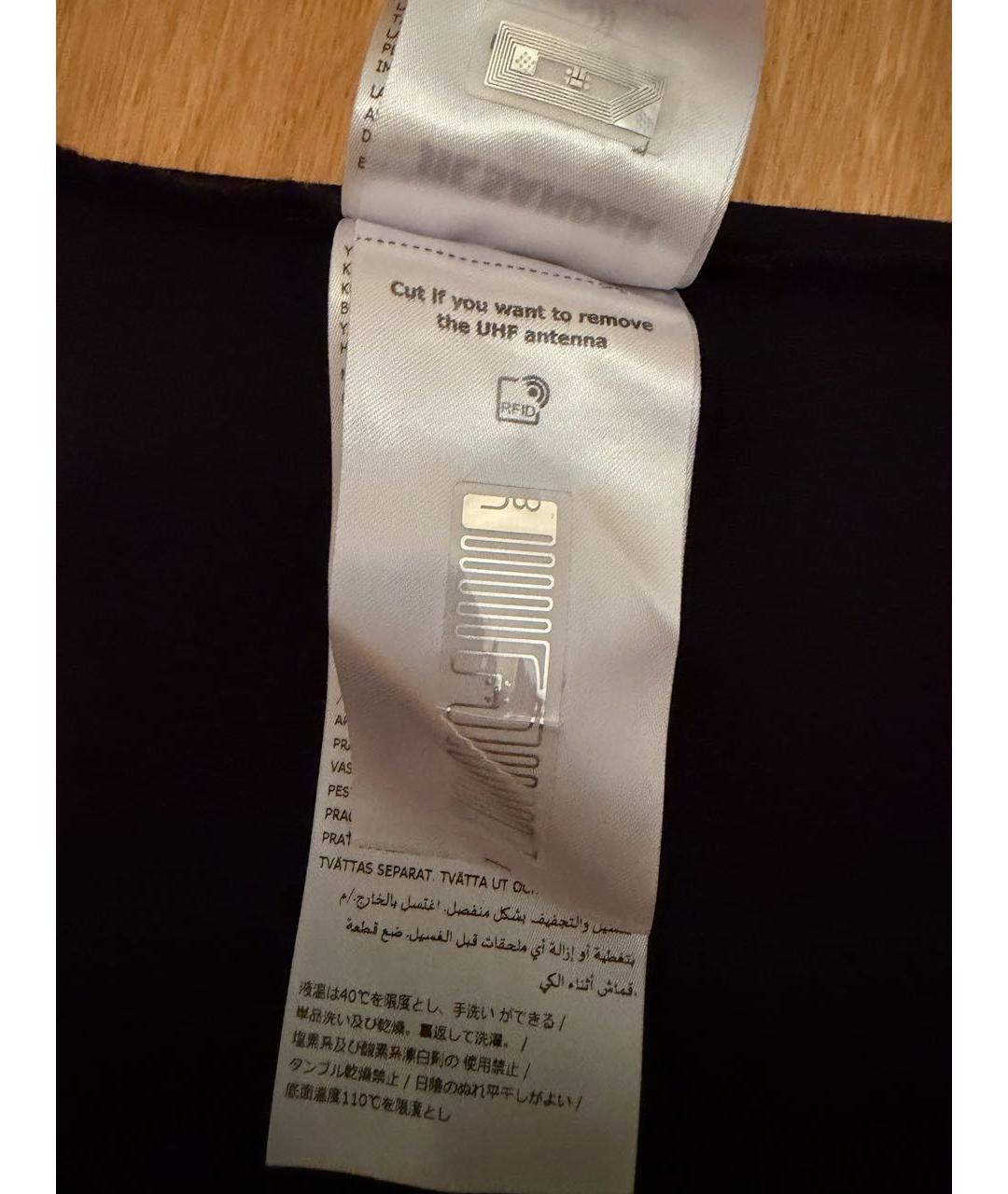 JIL SANDER Черная хлопковая футболка, фото 7