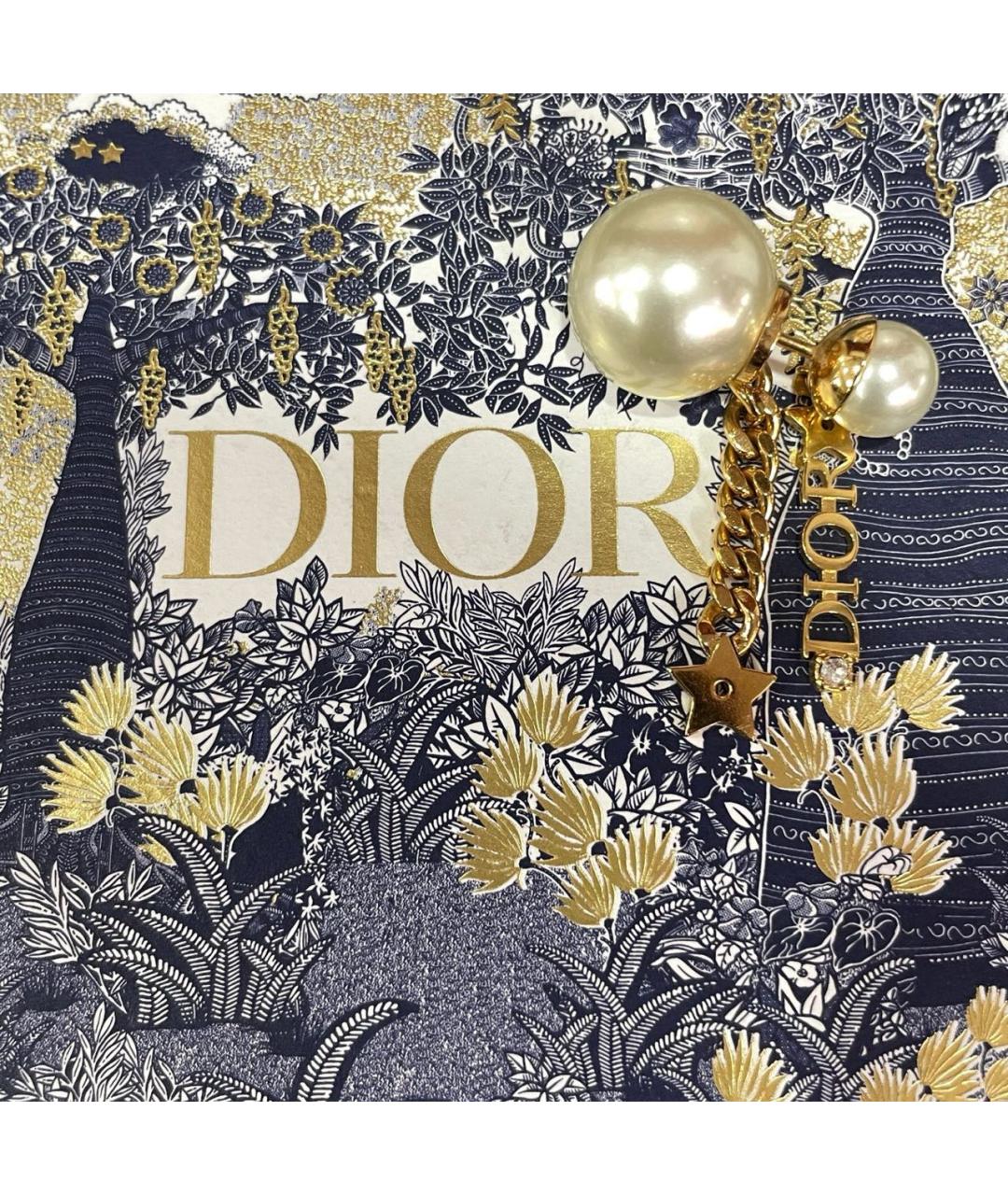 CHRISTIAN DIOR Золотые серьги, фото 5