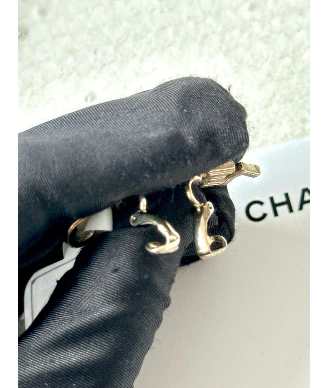 CHANEL Золотые серьги, фото 4