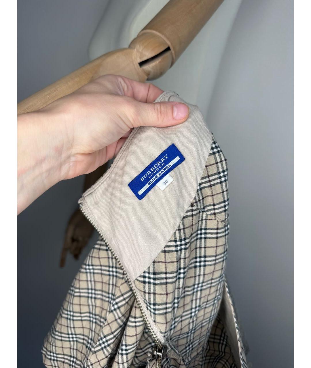 BURBERRY Мульти юбка мини, фото 5