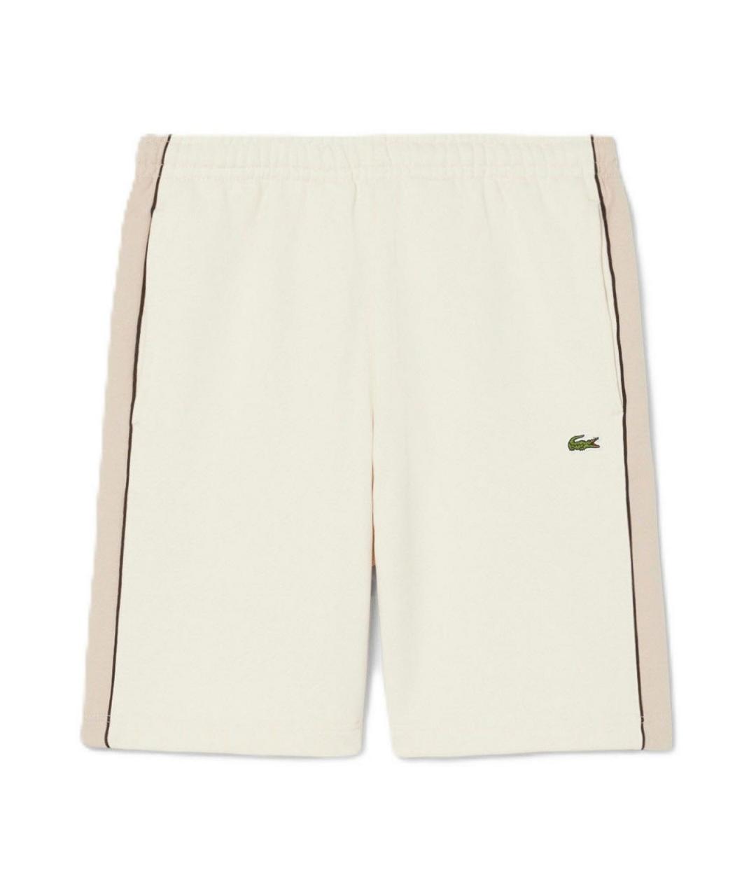 LACOSTE Бежевые хлопковые шорты, фото 1