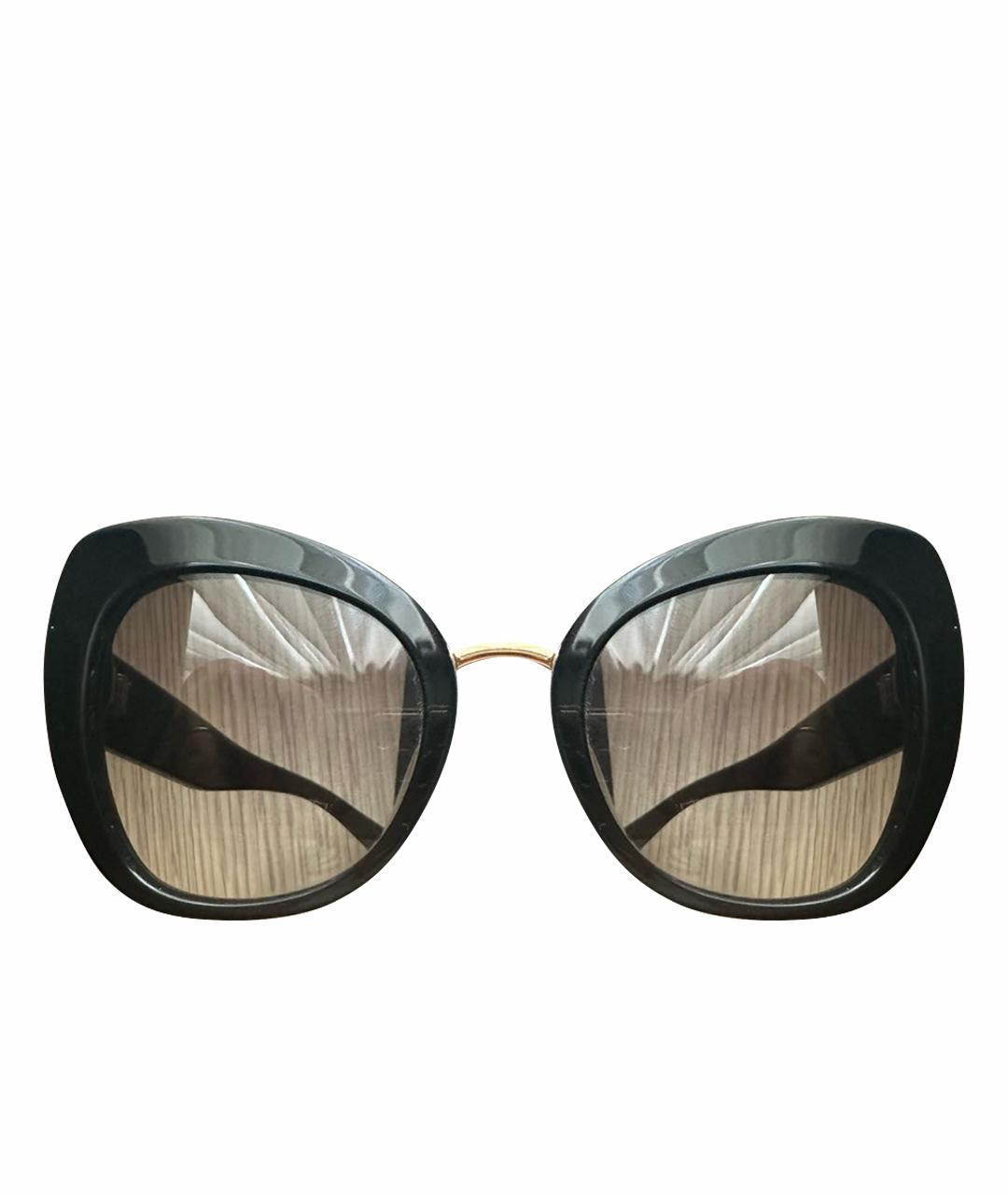 DOLCE&GABBANA Черные солнцезащитные очки, фото 1