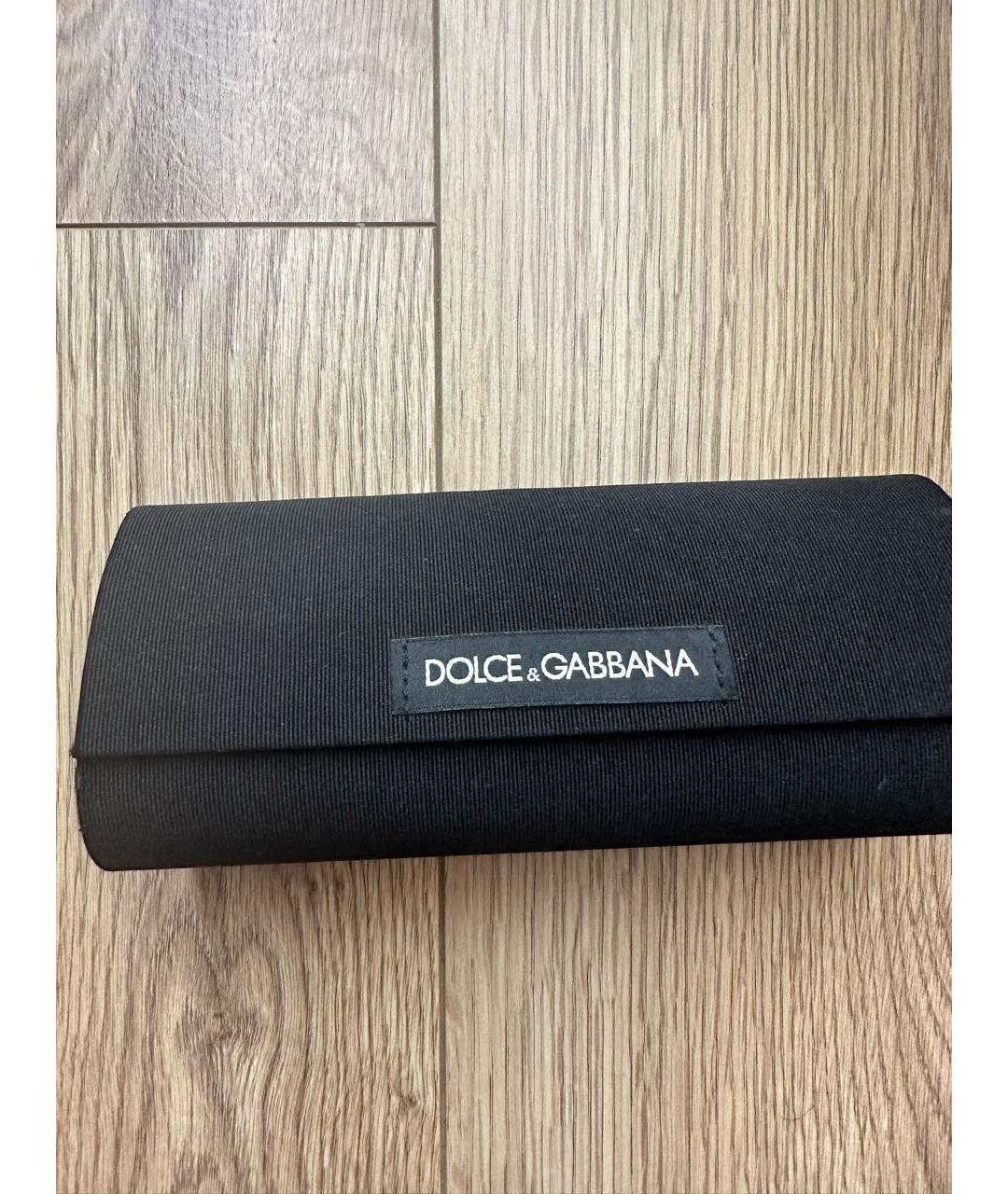 DOLCE&GABBANA Черные солнцезащитные очки, фото 4